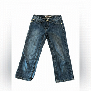 Vintage Liquid X Cropped Jeans